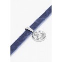Choker-Halsband Brezen (blau)