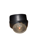 Ledergürtel Österreich in Schwarz