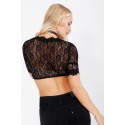 Dirndlbluse Cassandra (Schwarz)