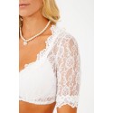Dirndlbluse Cassandra (ecru)