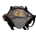 Dirndltasche Schwarz mit Hirsch
