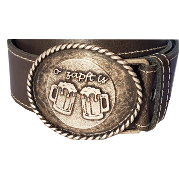 Ledergürtel Rustico O'zapft is