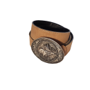 Ledergürtel Rustico mit filigranem Hirsch