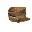 Ledergürtel Rustico Braun mit Edelweiss