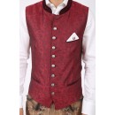 Trachtenweste Jason (bordeaux)